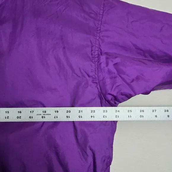 Vintage Columbia Coat Womens Medium Purple Nylon Ski Jacket 0718 - Picture 8 of 10